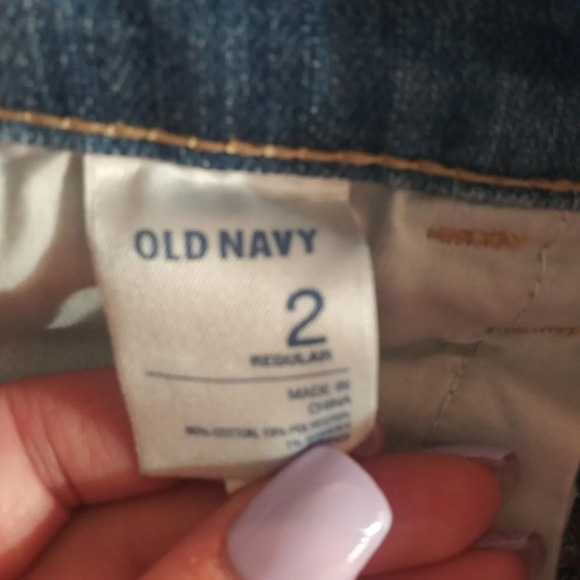 Old Navy light wash jeans regular cut size 2 - Picture 7 of 7